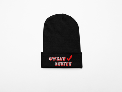 SWEAT EQUITY CHECK "FONT BEANIE"